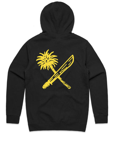 SQUIGGLE CROSSCUT HOODIE