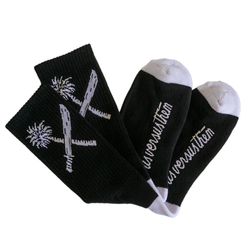 CROSSCUT CREW SOCKS