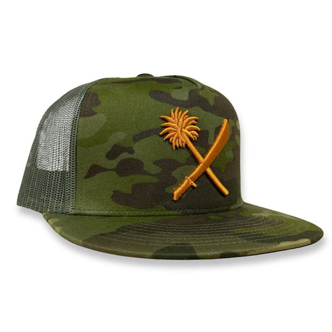 Crosscut Camo Mesh Hat